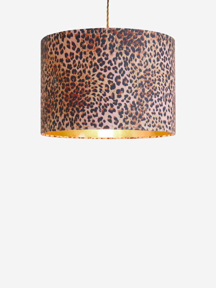 Rockett St George Leopard Love Drum Lamp Shade - Image 3 of 3