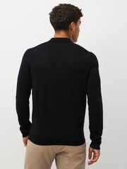 Fred Perry Knitted Long Sleeve Polo Shirt - Image 2 of 7
