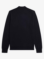 Fred Perry Knitted Long Sleeve Polo Shirt - Image 7 of 7