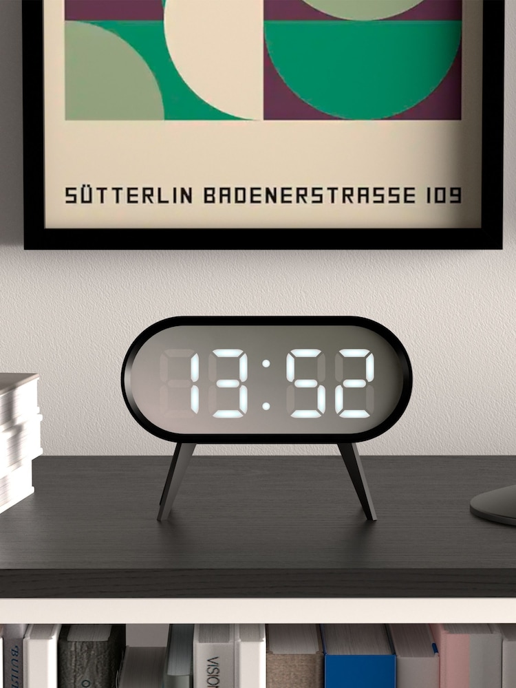 Space Hotel Black A Futuristic Alarm Clock - Image 1 of 4