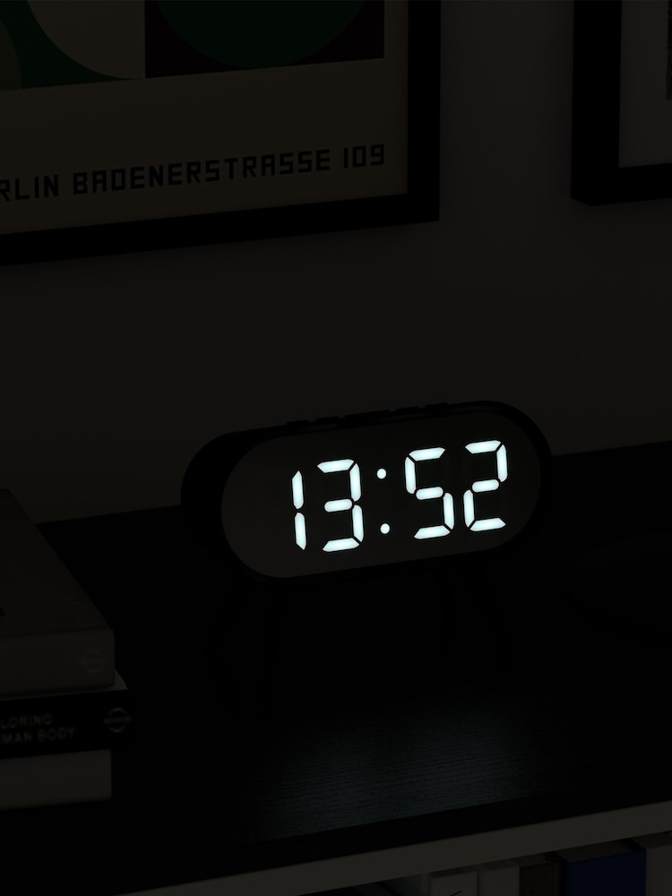 Space Hotel Black A Futuristic Alarm Clock - Image 4 of 4
