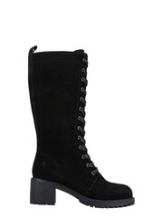 Hush Puppies Frankie Black Lace Boots - Image 1 of 4