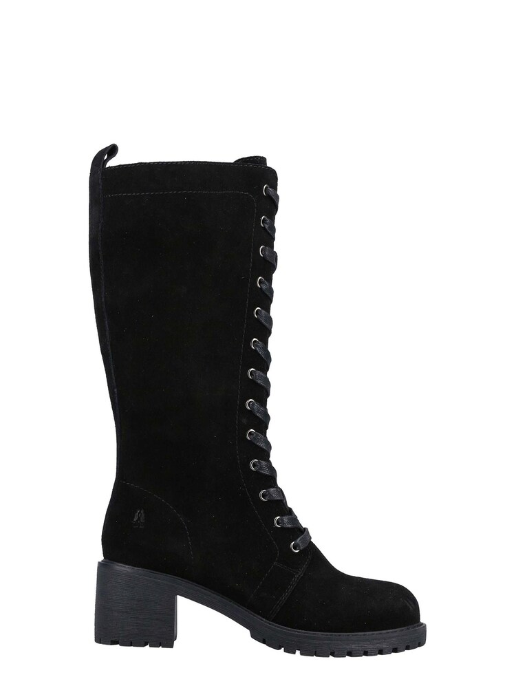 Hush Puppies Frankie Black Lace Boots - Image 1 of 4