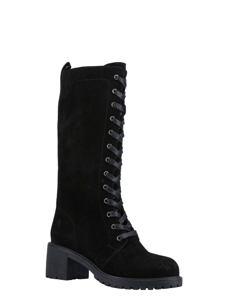 Hush Puppies Frankie Black Lace Boots - Image 2 of 4
