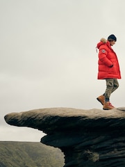 Superdry Heritage Red Everest Longline Baffled Parka - Image 12 of 15