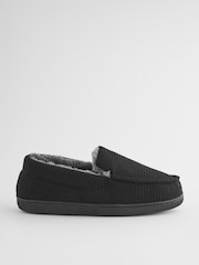 Black Apron Close Back Slippers - Image 3 of 5
