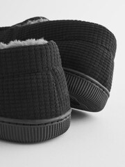 Black Apron Close Back Slippers - Image 4 of 5