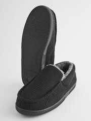 Black Apron Close Back Slippers - Image 5 of 5