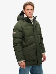 Superdry Olive Green Expedition Puffer Parka - Image 2 of 5