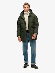 Superdry Olive Green Expedition Puffer Parka - Image 3 of 5