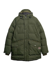 Superdry Olive Green Expedition Puffer Parka - Image 4 of 5