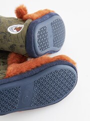 Green Warm Lined Slipper Boots - Image 4 of 5