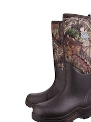 Muck Boots Brown Woody Max Cold-Conditions Hunting Wellies - Image 3 of 6