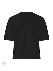Yours Curve Black Limited 'Pig In Blankets' Cotton T-Shirt - Image 6 of 6