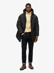 Superdry Noir Expedition Puffer Parka - Image 3 of 6