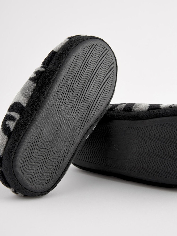 Grey Camo Sporty Mule Slippers - Image 6 of 6