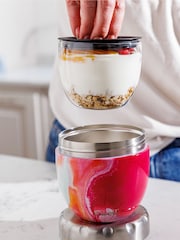 S’well Rose Pink Eats 2-In-1 Insulated Travel Food Bowl 636ml - Image 3 of 4