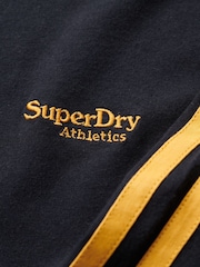 Superdry Blue 100% Cotton Essential Logo Retro Stripe Long Sleeve Top - Image 5 of 5