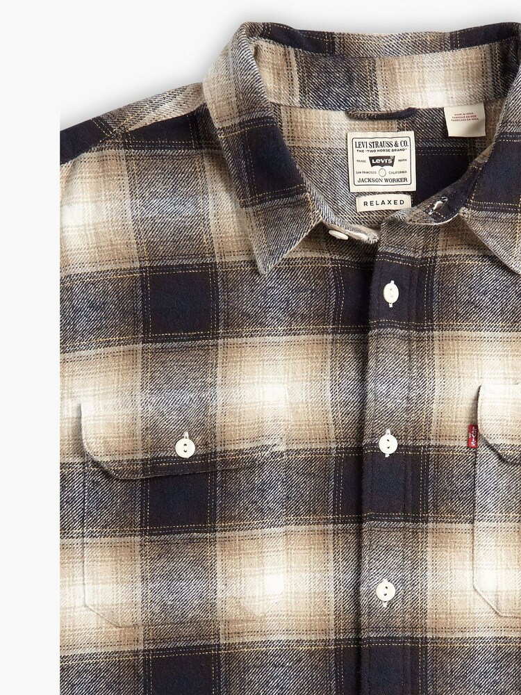 Levi's® Grey Jackson Worker Shirt - Image 6 of 6 Levi's® Grey Jackson Worker Shirt - Image 6 of 6