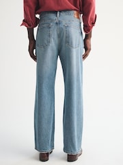Abercrombie & Fitch Relaxed Fit Loose 5-Pocket Denim Jeans - Imaginea 2 din 6