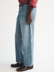 Abercrombie & Fitch Relaxed Fit Loose 5-Pocket Denim Jeans - Imaginea 4 din 6