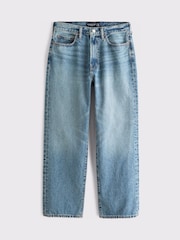 Abercrombie & Fitch Relaxed Fit Loose 5-Pocket Denim Jeans - Imaginea 6 din 6