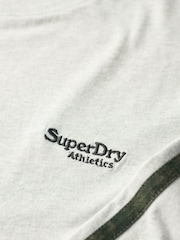 Grau - Superdry Essential Langärmeliges Oberteil mit Logo und Streifen in Retro-Optik aus 100 % Baumwolle - Bild 6 von 6