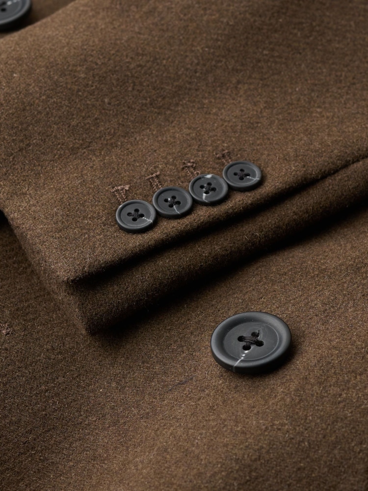 Superdry Deep Khaki Green Merchant Town Coat - Image 5 of 5