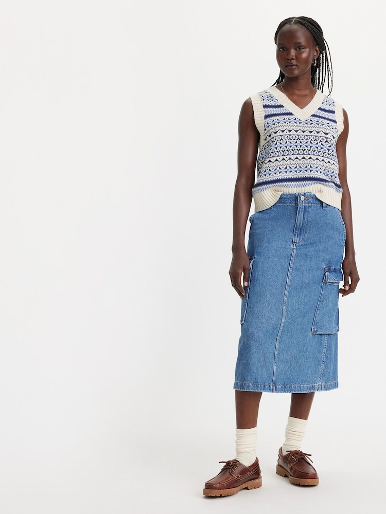 Levi's – Cargo-Midirock „Casual And Effect“ ® 100 % Baumwolle - Bild 1 von 8