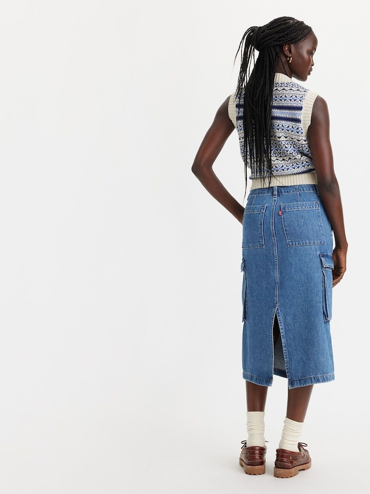Levi's – Cargo-Midirock „Casual And Effect“ ® 100 % Baumwolle - Bild 2 von 8
