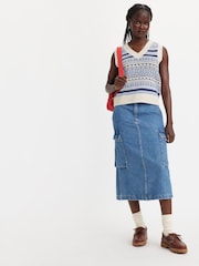 Levi's – Cargo-Midirock „Casual And Effect“ ® 100 % Baumwolle - Bild 4 von 8