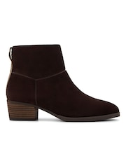TOMS Brown Elia Heeled Boots - Image 1 of 5