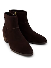 TOMS Brown Elia Heeled Boots - Image 3 of 5