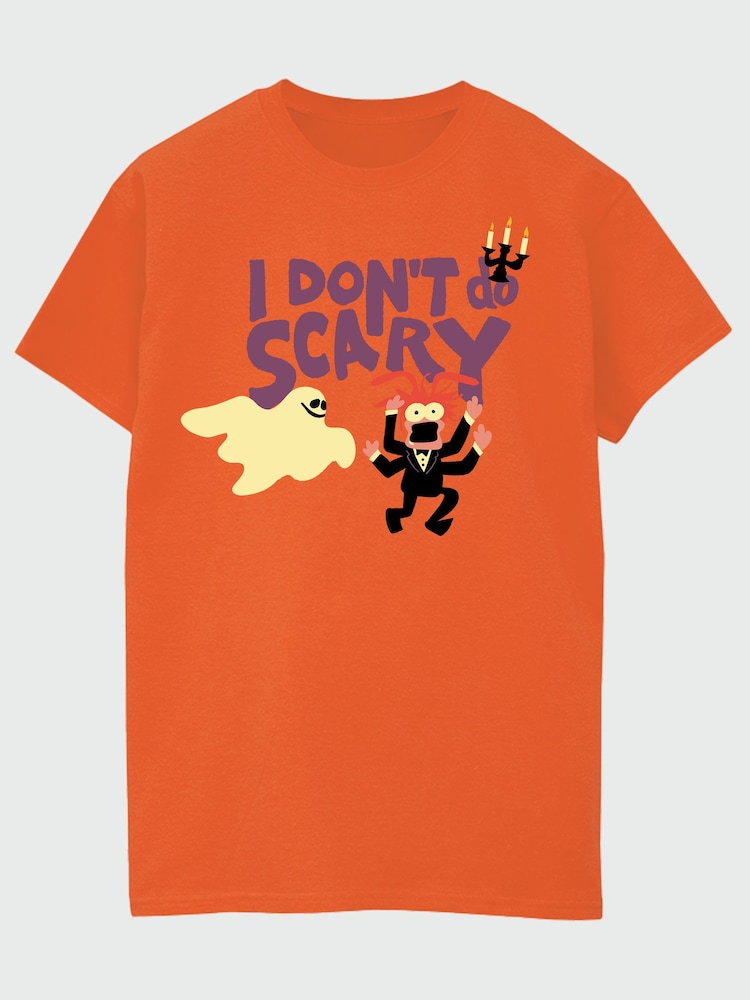 Rags & Rascals Orange Disney Muppets Don't Do Scary Halloween T-Shirt - Image 2 of 4 Rags & Rascals Orange Disney Muppets Don't Do Scary Halloween T-Shirt - Image 2 of 4