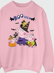 Rags & Rascals Pink Hasbro Peppa Pig Boo Crew Halloween Sweatshirt - Image 3 of 4