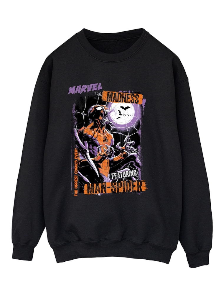 Brands In Black Marvel Madness Halloween Sweatshirt - Image 2 of 4 Brands In Black Marvel Madness Halloween Sweatshirt - Image 2 of 4