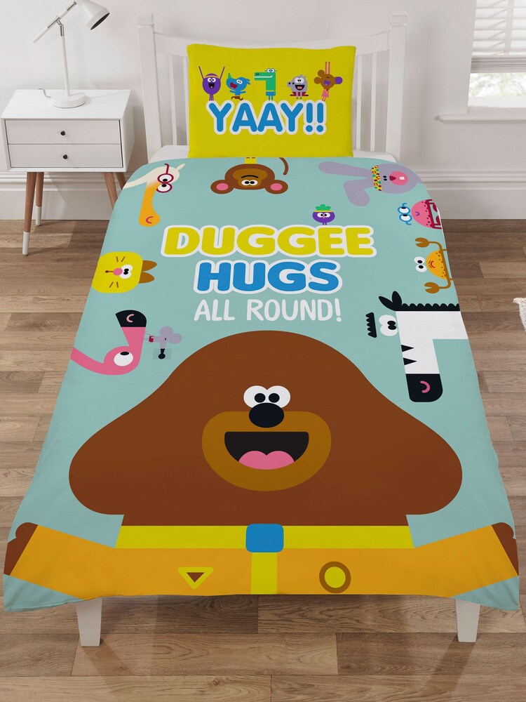 Character Green Hey Duggee Single Duvet Set - Image 1 of 4