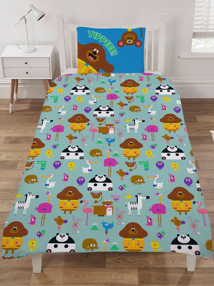 Character Green Hey Duggee Single Duvet Set - Image 2 of 4