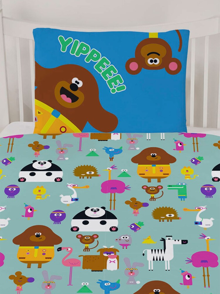 Character Green Hey Duggee Single Duvet Set - Image 4 of 4