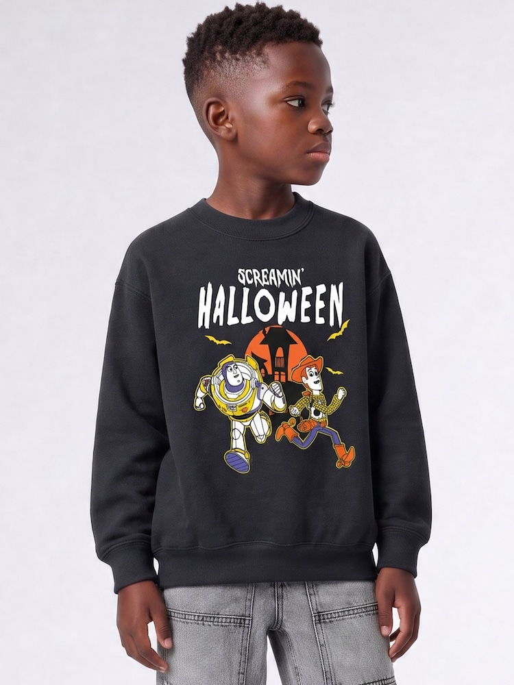 Rags & Rascals Black Disney Toy Story Halloween And Beyond Sweatshirt - Image 1 of 4 Rags & Rascals Black Disney Toy Story Halloween And Beyond Sweatshirt - Image 1 of 4