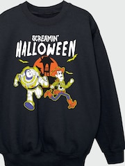 Rags & Rascals Black Disney Toy Story Halloween And Beyond Sweatshirt - Image 3 of 4