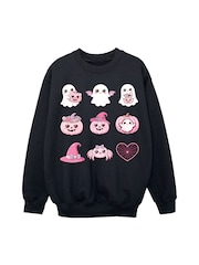Rags & Rascals Black Halloween Ghostly Bunch Sweatshirt - Image 2 of 4