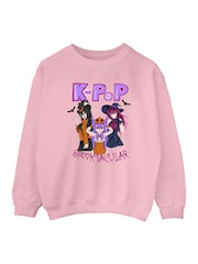 Rags & Rascals Pink Halloween K-Pop Spooktacular Sweatshirt - Image 2 of 4