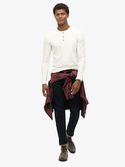 Superdry Ecru Merchant Grandad Top - Image 2 of 4