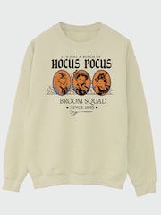 Brands In Natural Disney Hocus Pocus Broom Squad Halloween Sweatshirt - Image 2 of 4