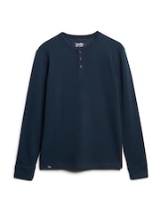 Superdry Eclipse Navy Merchant Grandad Top - Image 4 of 5