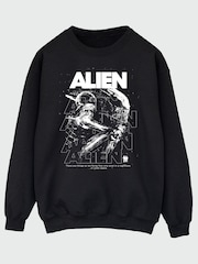 Brands In Black Alien There Are Things Halloween Sweatshirt - Image 2 of 4