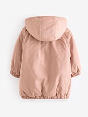 Peach Pink Shower Resistant Wadded Parka Coat (3mths-7yrs) - Image 7 of 9