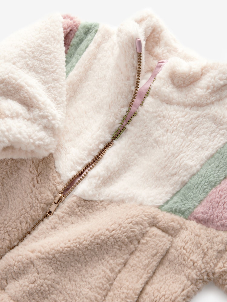 Creme/Braun - Borg-Fleecejacke im Farbblock-Design mit durchgehendem Reißverschluss (12 M.–7 J.) - Bild 7 von 7 Creme/Braun - Borg-Fleecejacke im Farbblock-Design mit durchgehendem Reißverschluss (12 M.–7 J.) - Bild 7 von 7