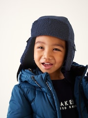 Baker by Ted Baker Jungen Trapper-Mütze und Handschuhe im Set, Marineblau - Bild 2 von 6